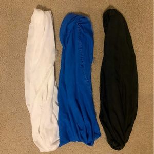 3 infinity scarves
